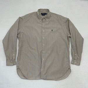 Ralph Lauren McMeel Striped Button Down Shirt XL